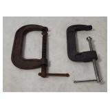 2 Heavy Duty C-clamps