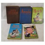 Vtg Kids Books - Annie, Heidi, Jane Withers