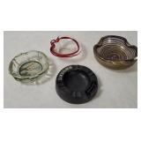 4 Vintage Ashtrays