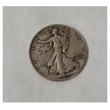 1942 Walking Liberty Silver Half Dollar