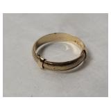 10k Gold Band Ring 1.9g Size 6