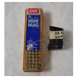 .22 Cal Gun Clips W/ Cci & Remington Ammo