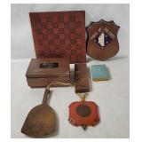 Vtg Wooden Plaques, Decor & More