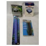 Aquarium Air Pump, Air Stones & Cleaner