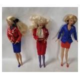 3 Barbie For President Dolls