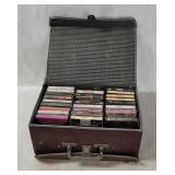 Carry Case W/ Country Cassette Tapes