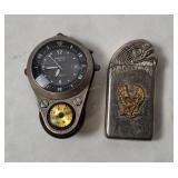 Eagle Refillable Lighter & Dakota Watch Compass