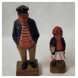 Carved Wood Pirate & Sailor Figures