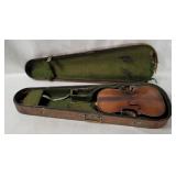 Vtg Wooden Violin Case W/ Pfretzschner Body