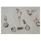 6 New Sterling Rings Size 7