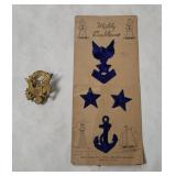 Military Hat Insignia & Middy Sailor Emblems