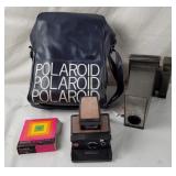 Polaroid SX-70 & Big Shot Cameras W/ Bag