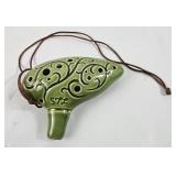 12 Hole STL Ocarina Glazed Ceramic