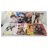 (9) 90's Andy Warhol Interview Magazines