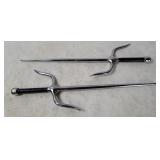 Pair of 19' Stainless Steel Practice Sai's