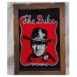 The Duke John Wayne Framed Glass Artwork