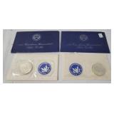 1971 & 1972 Eisenhower 40% Silver Dollars
