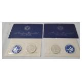 1973 & 1974 Eisenhower 40% Silver Dollars