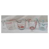 Pyrex & Fire King Measuring Cups