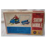 Vintage Bandai Battery Operated Snow Mobile In