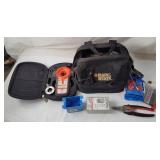 Black & Decker Bag W/ Assorted Electrical Tools