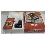 TI SR-56 Slide Rule Calculator Box & Manual