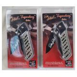 2 New Dale Earnhardt Legendary Folding Knives
