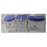 3pc Plastic Canister Set