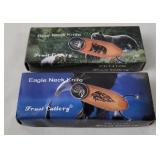New Frost Cutlery Bear & Eagle Neck Knives