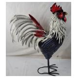 2ft Metal Rooster Garden Dï¿½cor