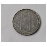 Hyderabad One Silver Rupee Coin