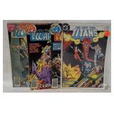 4 D C Comics 1980's - Warlord, Teen Titans