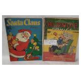 2 Comics 1940's - Blondie #2, Santa Funnies #254