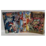 8 D C Comics - Team Titans, Hawk & Dove