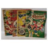 4 Comics 1950's - Disney Parade, Bugs Bunny X-mas