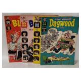 4 Dagwood & Blondie Comics 1960's
