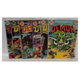 6 The Demon Comics #3, 6, 10-12, 15