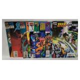8 Marvel Comic Books - Qiucksilver, Sabretooth
