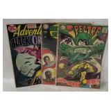 3 Vtg D C Comics - Spectre, Secret Six, Adventure
