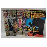 7 Marvel Comics 1980's - New Mutants, Iron Man