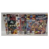 10 Web Of Spider-man Comics #59-90 Incomplete