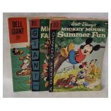 3 Mickey Mouse Giant Comics 1950's
