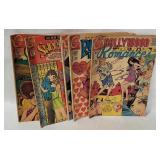 5 Romantic Comic Books 1970's