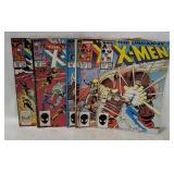 6 Uncanny X-men Comics #217-227 Incomplete