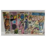 7 Incredible Hulk Comics 1981-83