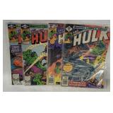 4 Incredible Hulk Comics 1977-1980