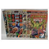 6 Marvel Team-up & Two-in-one Comics 1970's