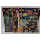 5 Vtg Whitman Comics - Dark Shadows, Twilight Zone