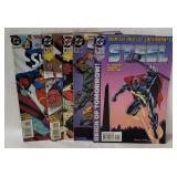 5 D C Comic Books - Steel, Superboy