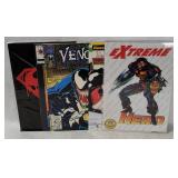 5 Comics - Venom, Bone, Superman #75 Etc.